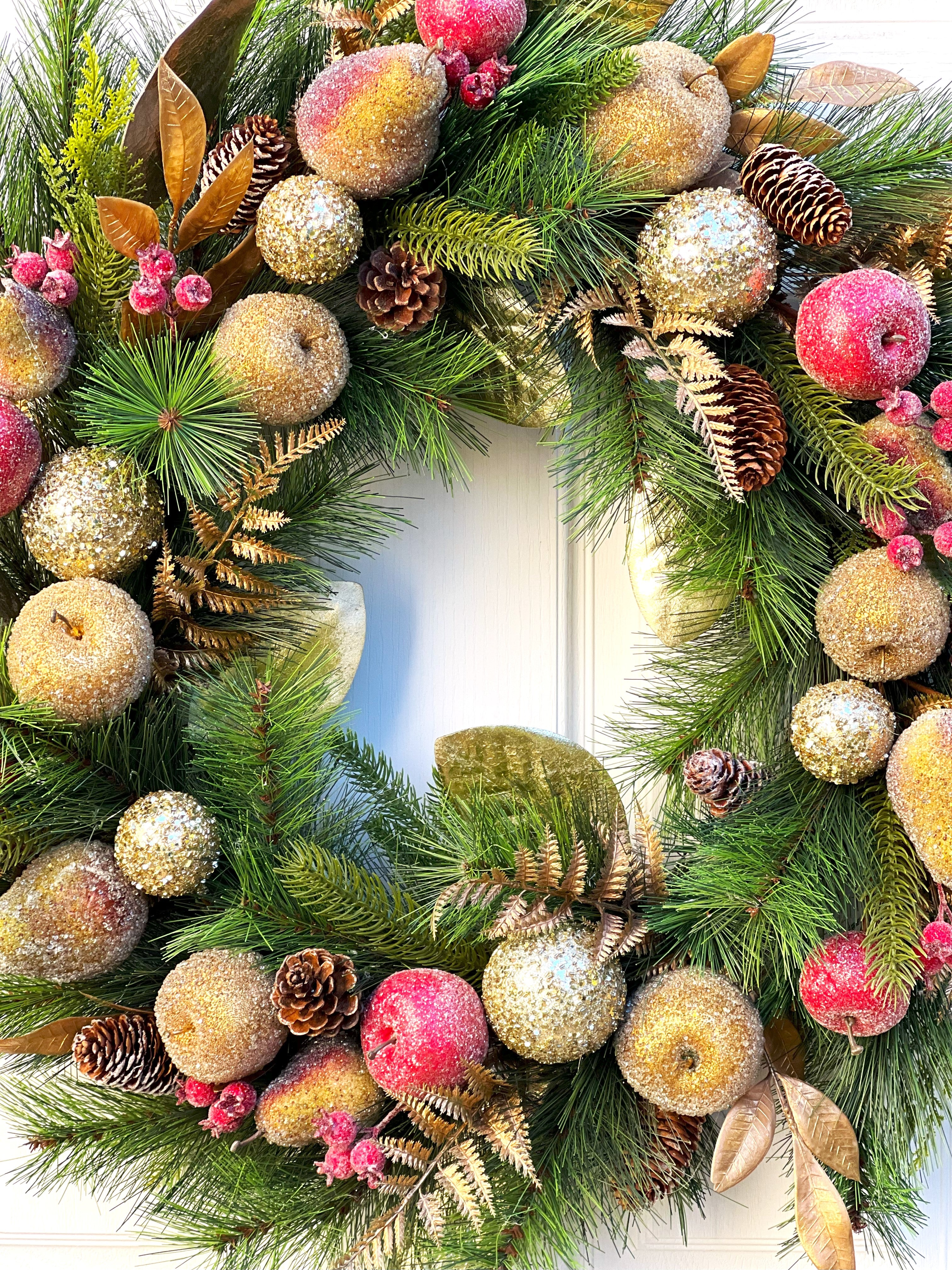 Christmas Wreath, Luxury Wreath, 28 Inches