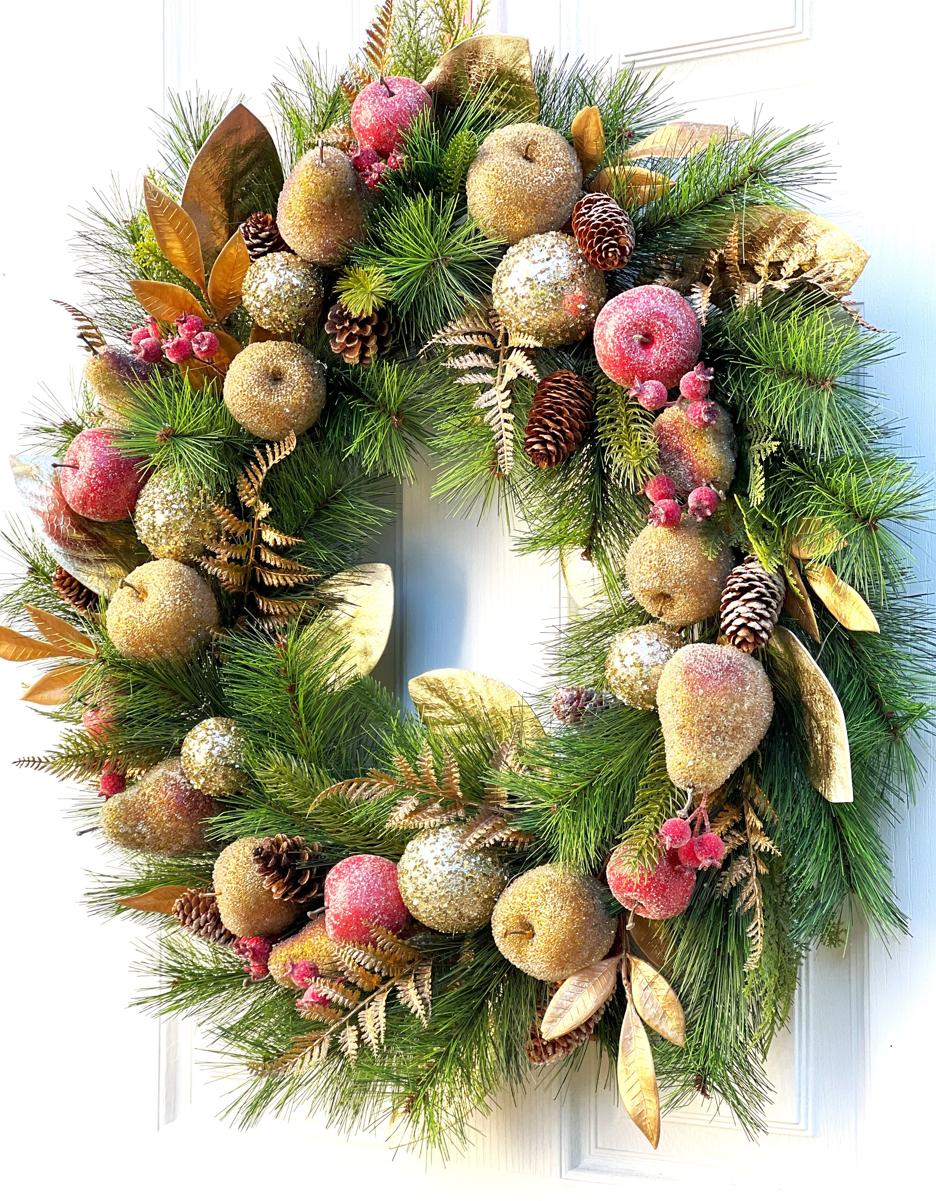 Christmas Wreath, Luxury Wreath, 28 Inches