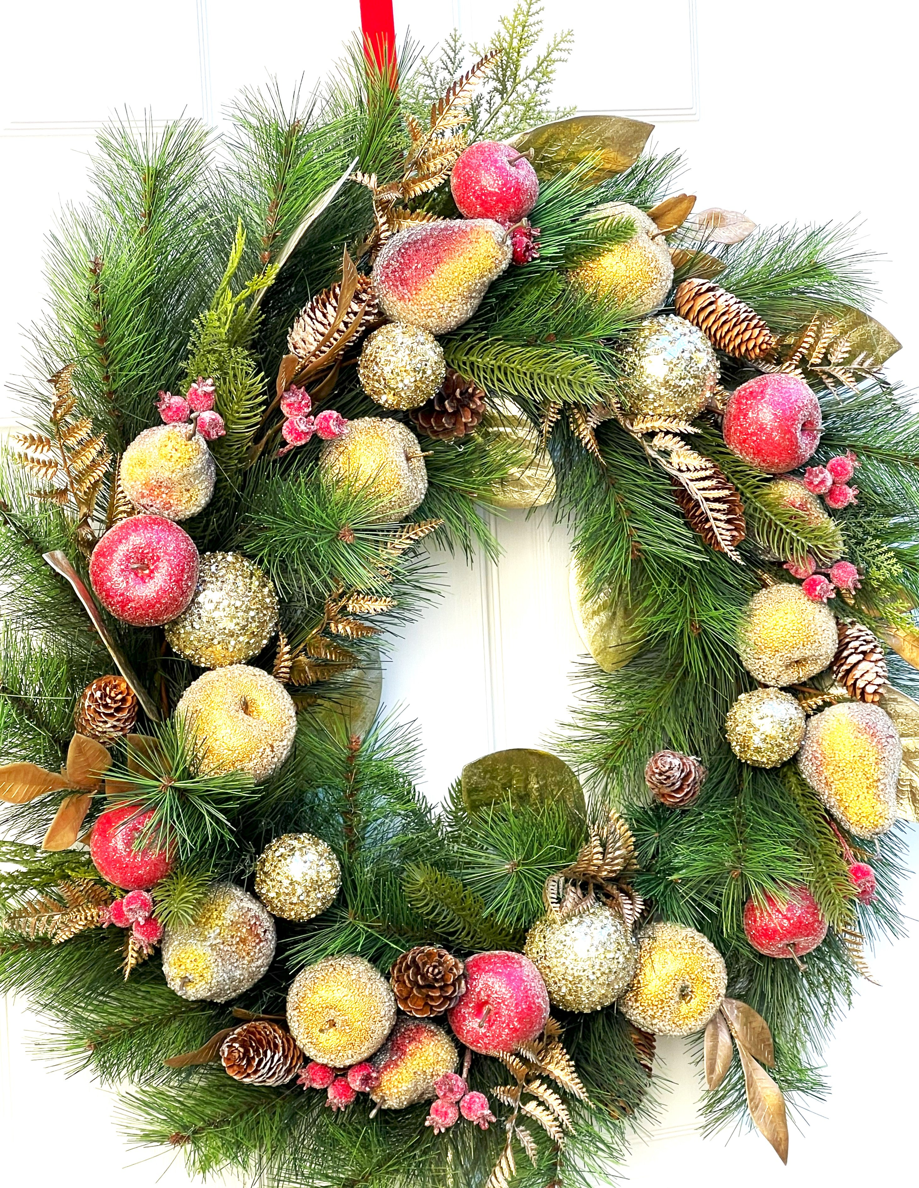 Christmas Wreath, Luxury Wreath, 28 Inches