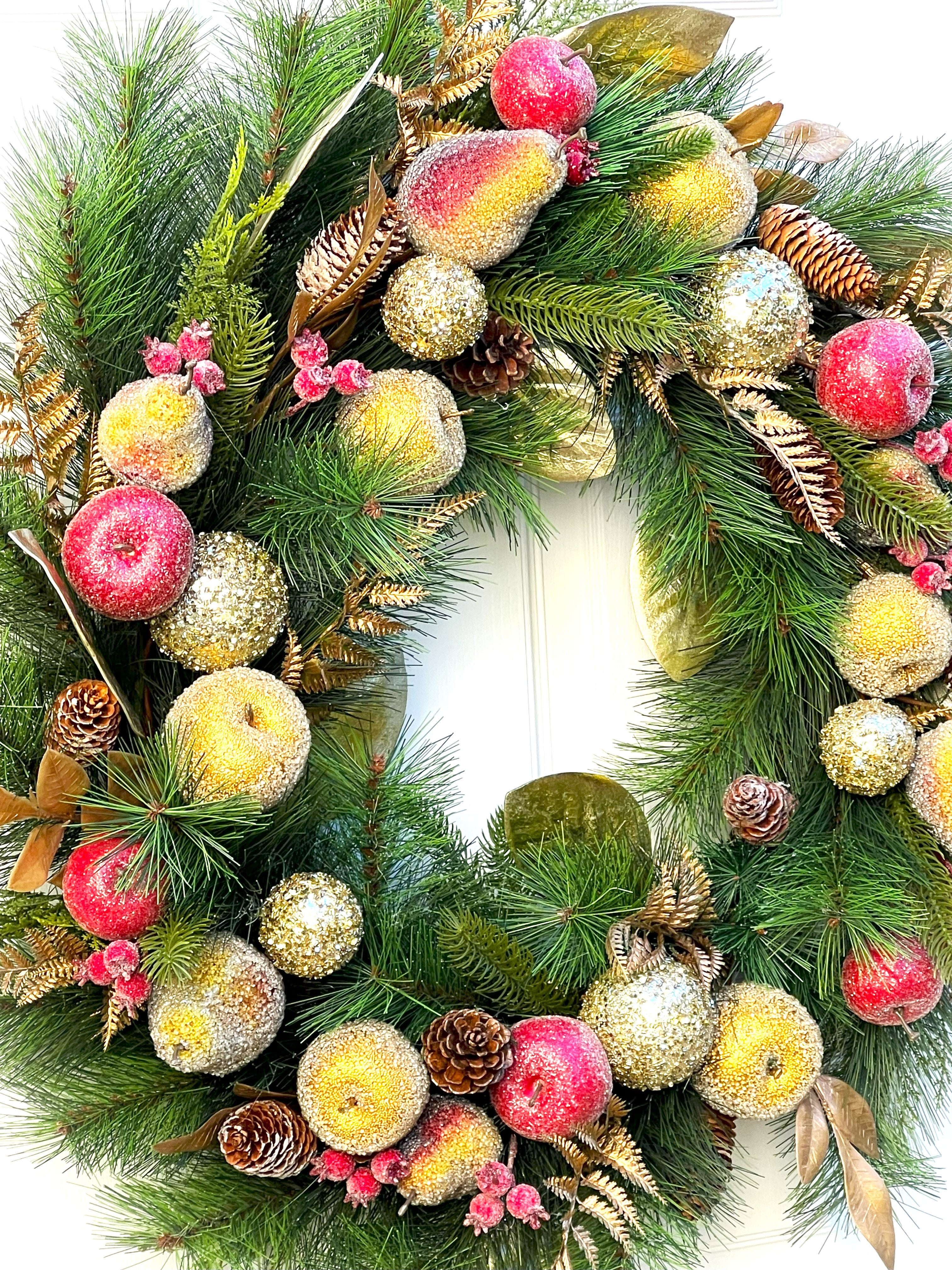 Christmas Wreath, Luxury Wreath, 28 Inches