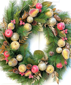 Christmas Wreath, Luxury Wreath, 28 Inches