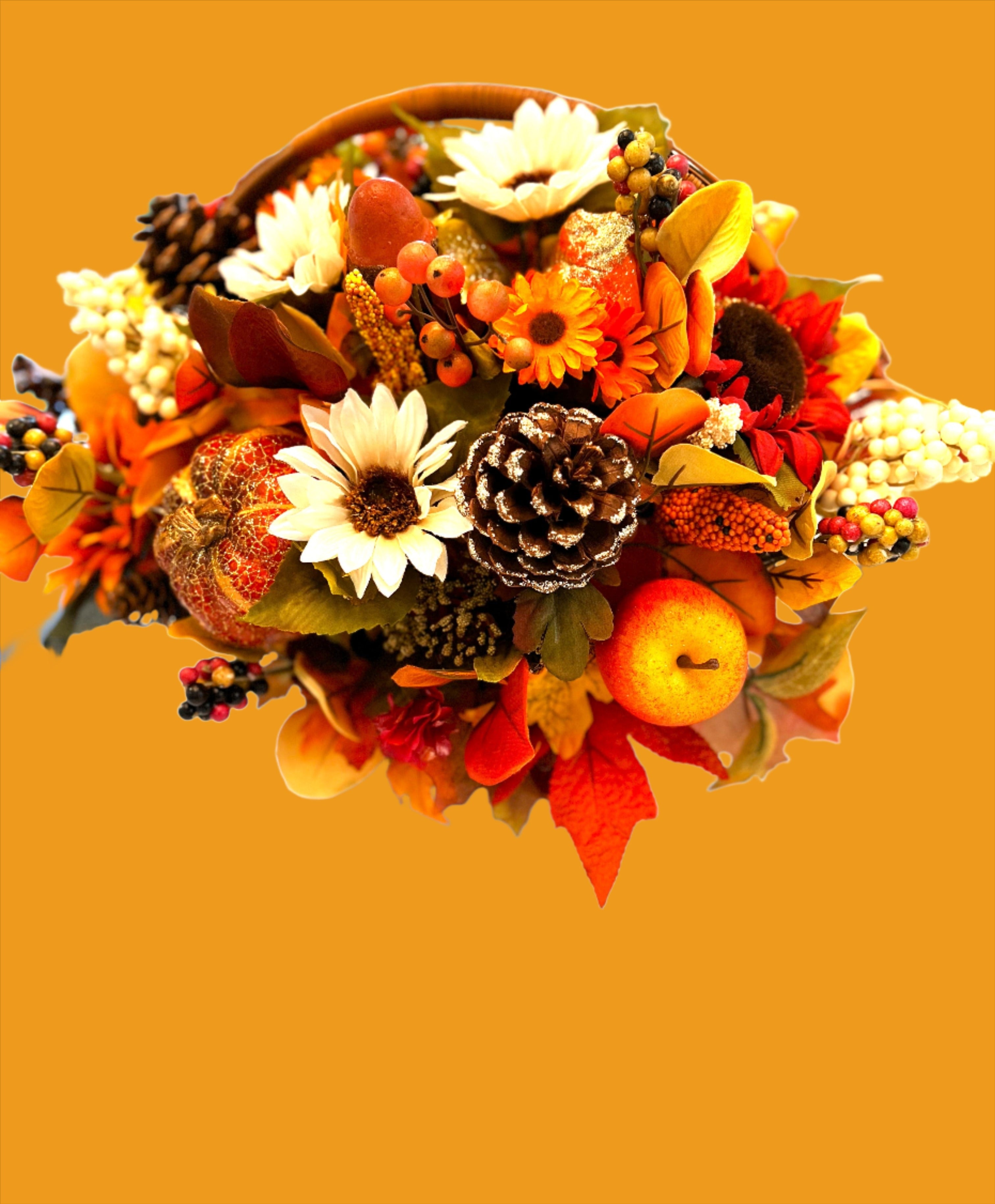 Fall Sunflower Centerpiece, Table Décor, Thanksgiving 18"W X 15"H