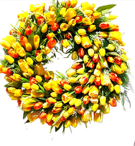 Spring Wreath Tulip Wreath 27" Diameter