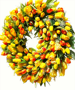 Spring Wreath Tulip Wreath 27" Diameter