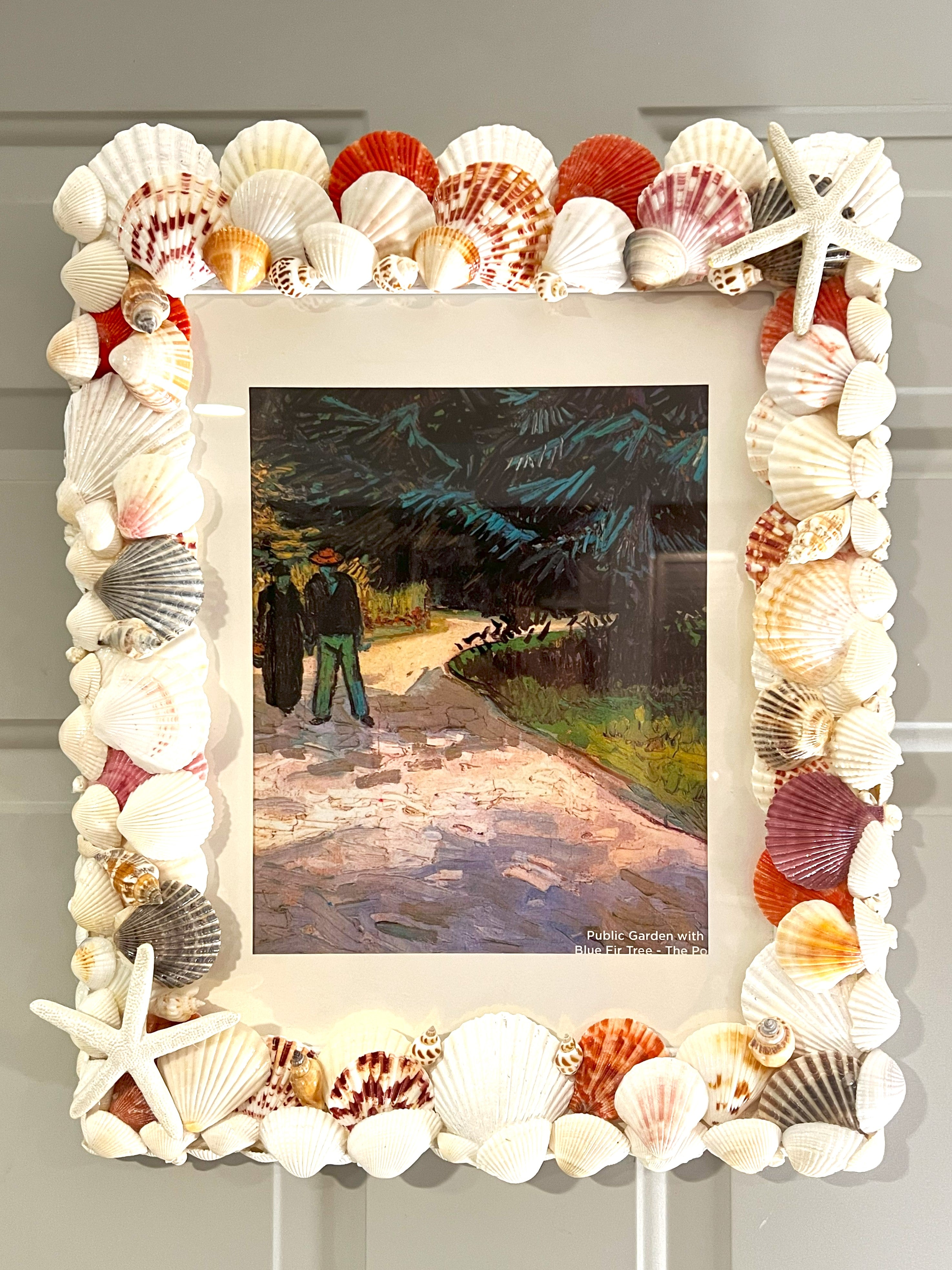 Sea Shell Picture Frame, 18" LX 15"W  (11X14 Frame)