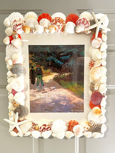 Sea Shell Picture Frame, 18" LX 15"W  (11X14 Frame)