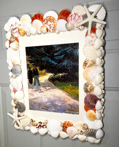 Sea Shell Picture Frame, 18" LX 15"W  (11X14 Frame)