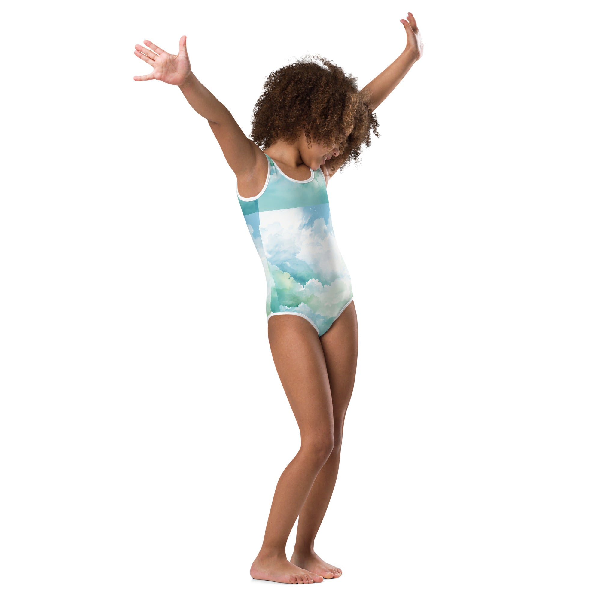 All-Over Print Kids Swimsuit- Kids And Todler's Bathing Suit