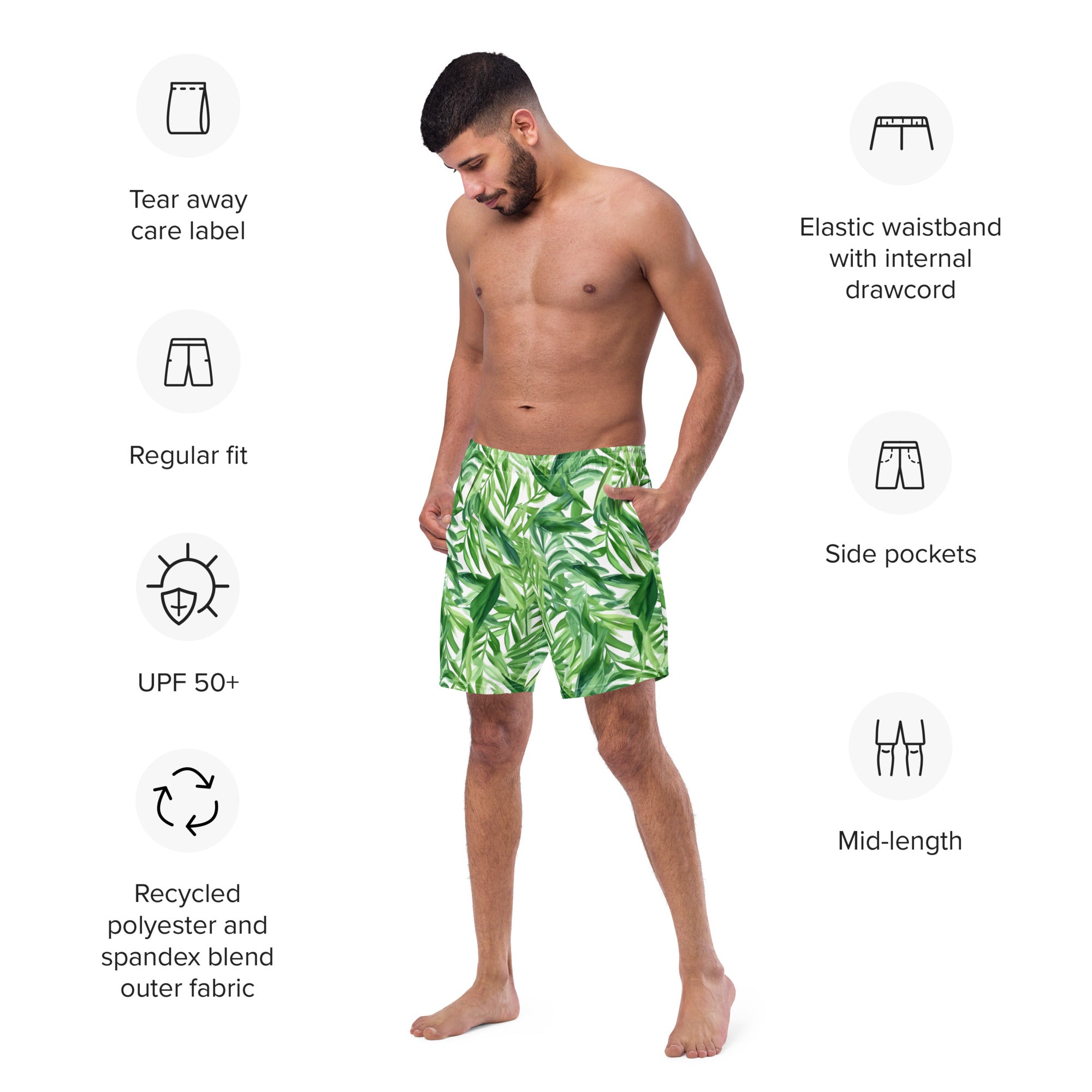 Men's swim trunks beach Swim trunks