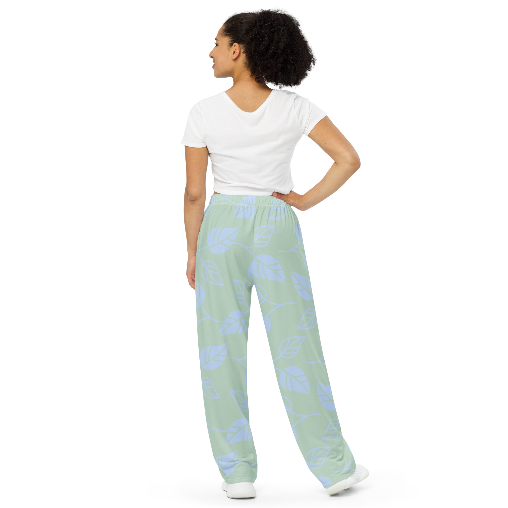 All-over print unisex wide-leg pants-pajamas