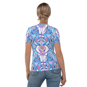 T Shirt, Women's T-shirt. Elephant, Back to School,