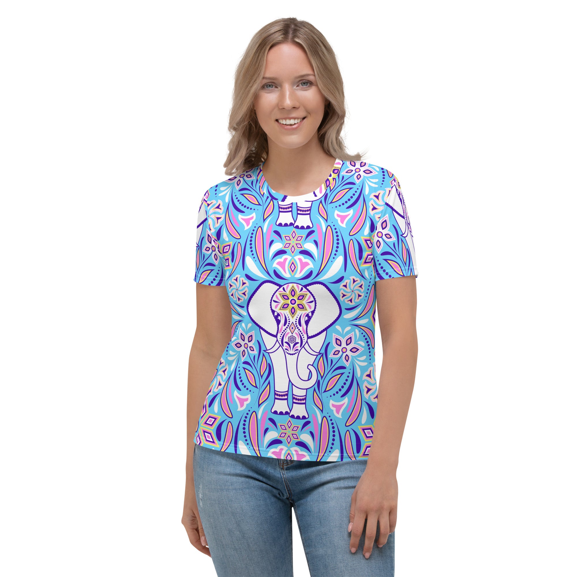 T Shirt, Women's T-shirt. Elephant, Back to School,