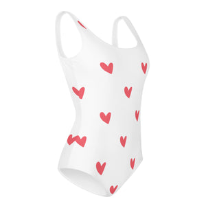 All-Over Print Youth Swimsuit- Teens Bathing Suit