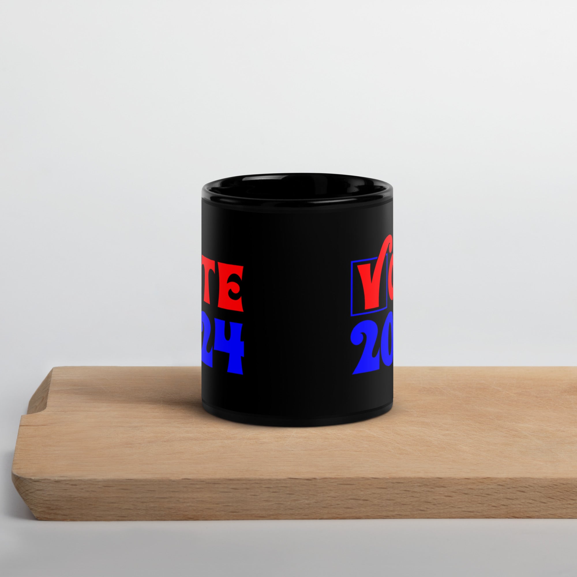 Black Glossy Mug, Harris /Walz 2024