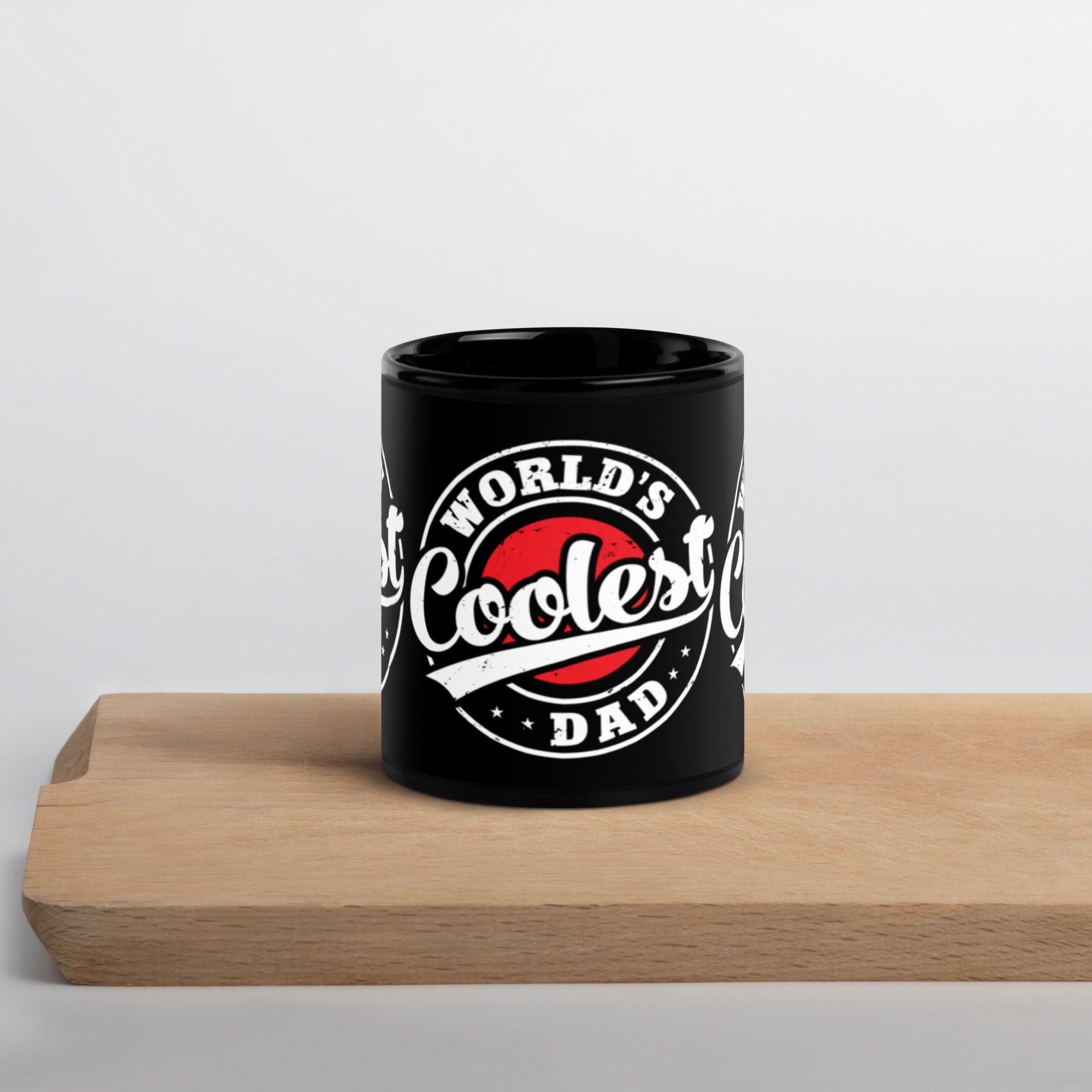 Coffee cup, Coffee Mug, Father's day, Black Glossy Mug