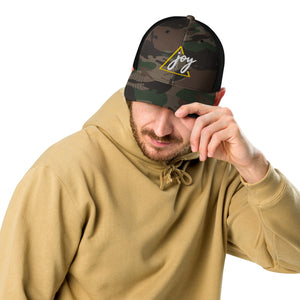 Camouflage trucker hat, Unisex, Military Hat, Gift Idea, Joy Hat