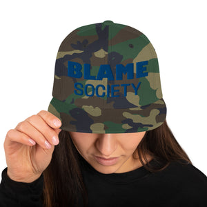 Snapback Hat Unisex hat, blame society hat, git idea