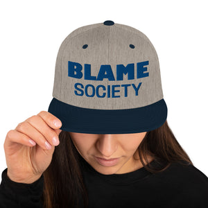 Snapback Hat Unisex hat, blame society hat, git idea