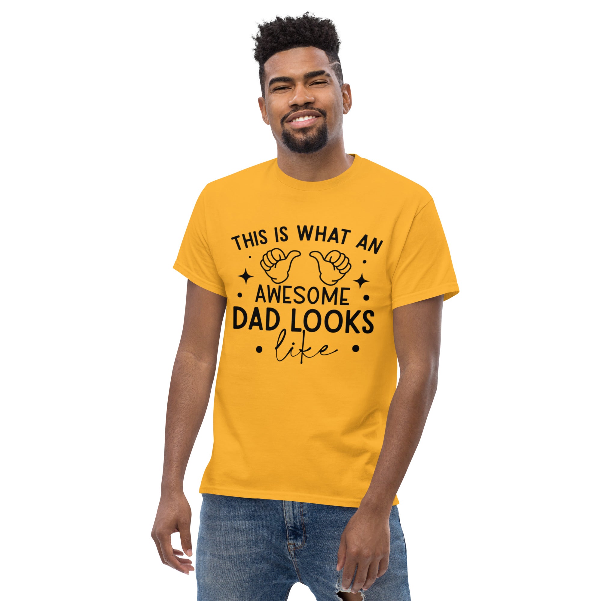 Men's classic tee, T-shirt, dad's T-shirt, baseball T-shirt