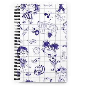 Spiral notebook, Customized, College, Middle School, Kids , School Notebook