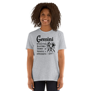 Short-Sleeve Unisex T-Shirt- Gemini