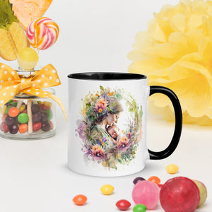 Mug with Color Inside, Gift for Mom, Coffee Cup, Tea Cup