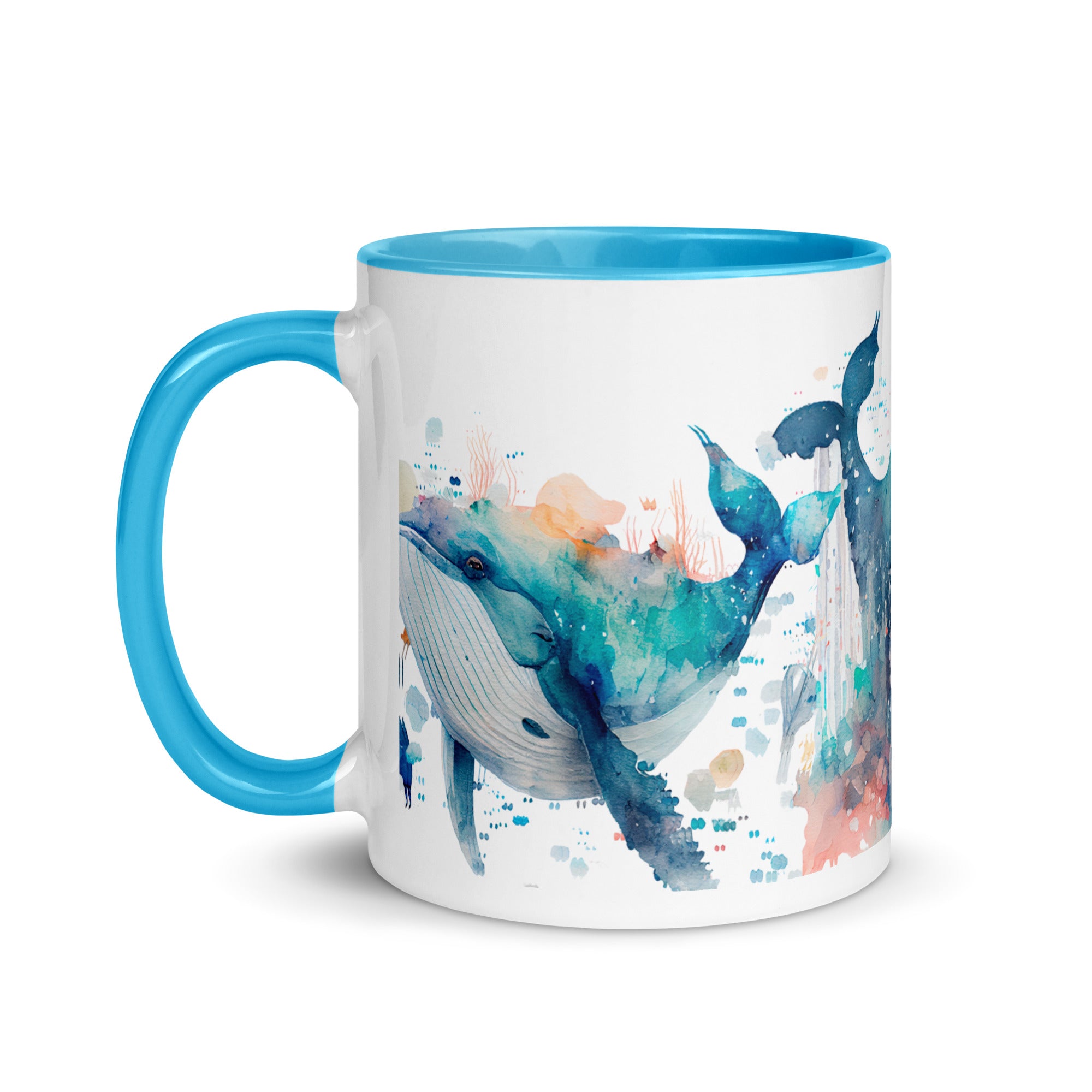 Coffee Cup, Mug with Color Inside Gift, Tea Cup