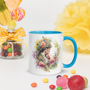 Mug with Color Inside, Gift for Mom, Coffee Cup, Tea Cup