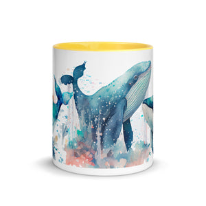 Coffee Cup, Mug with Color Inside Gift, Tea Cup