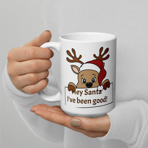 White glossy mug, 11 OZ, 15 OZ, 20 OZ  Christmas Coffee Cup