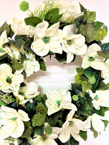 Magnolia Wreath- Spring-Summer Wreath 26/27 "